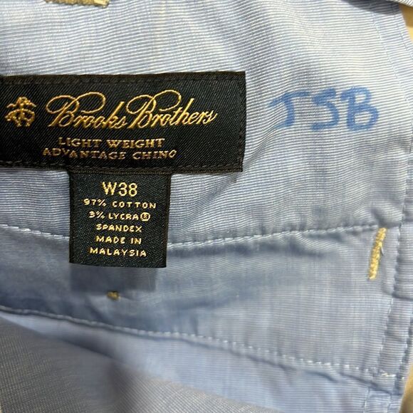 Brooks Brothers Tan Khaki light weight Advantage Chino shorts size 38 - Picture 11 of 13
